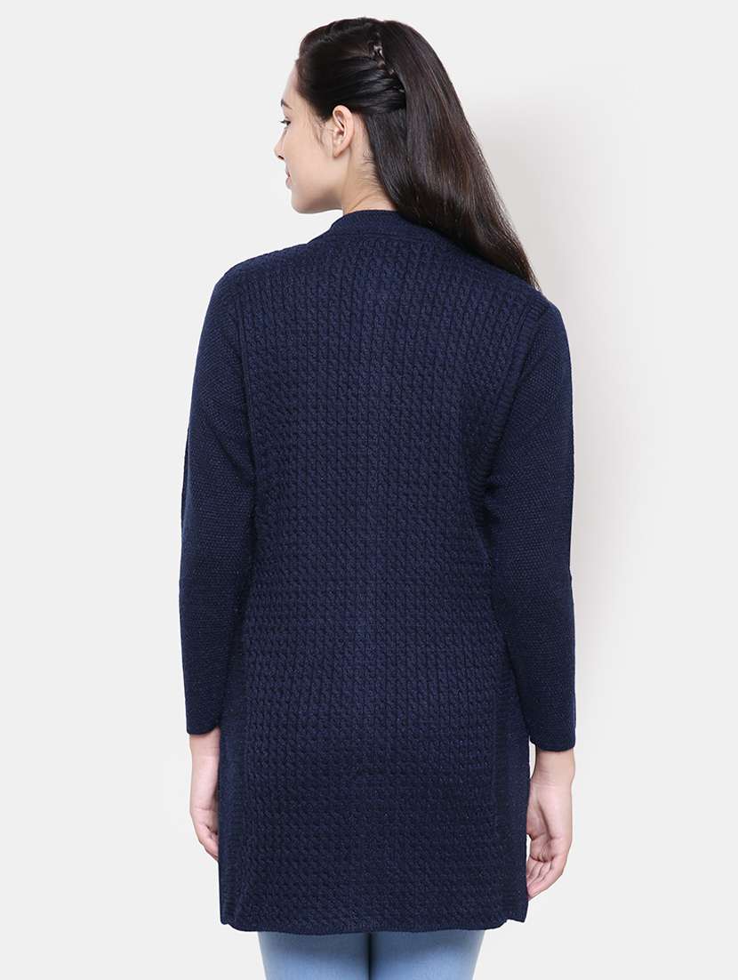long sleeved woolen cardigan - 16645908 - Standard Image - 2