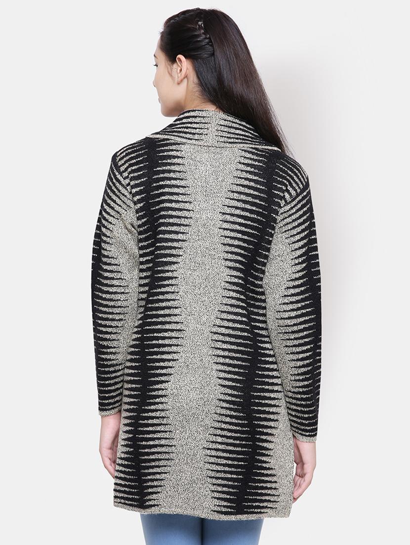 long sleeved woolen cardigan - 16645912 - Standard Image - 2