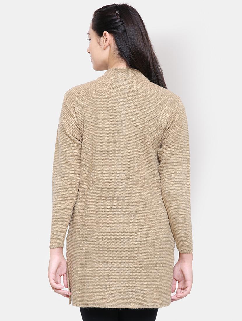 long sleeved woolen cardigan - 16645917 - Standard Image - 2