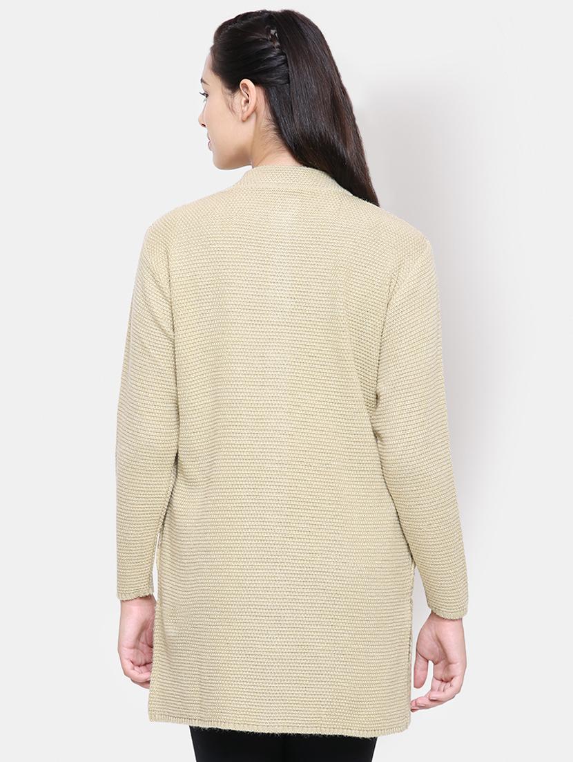 long sleeved woolen cardigan - 16645920 - Standard Image - 2