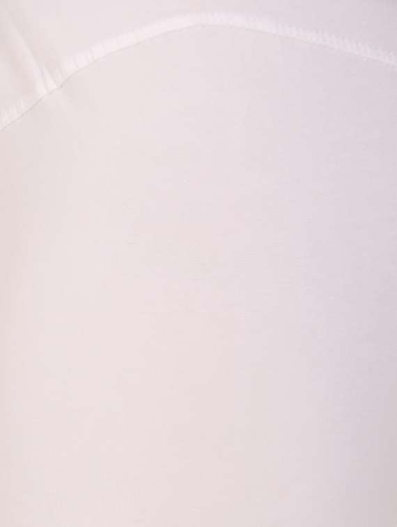 White Solid Ankle Length Legging