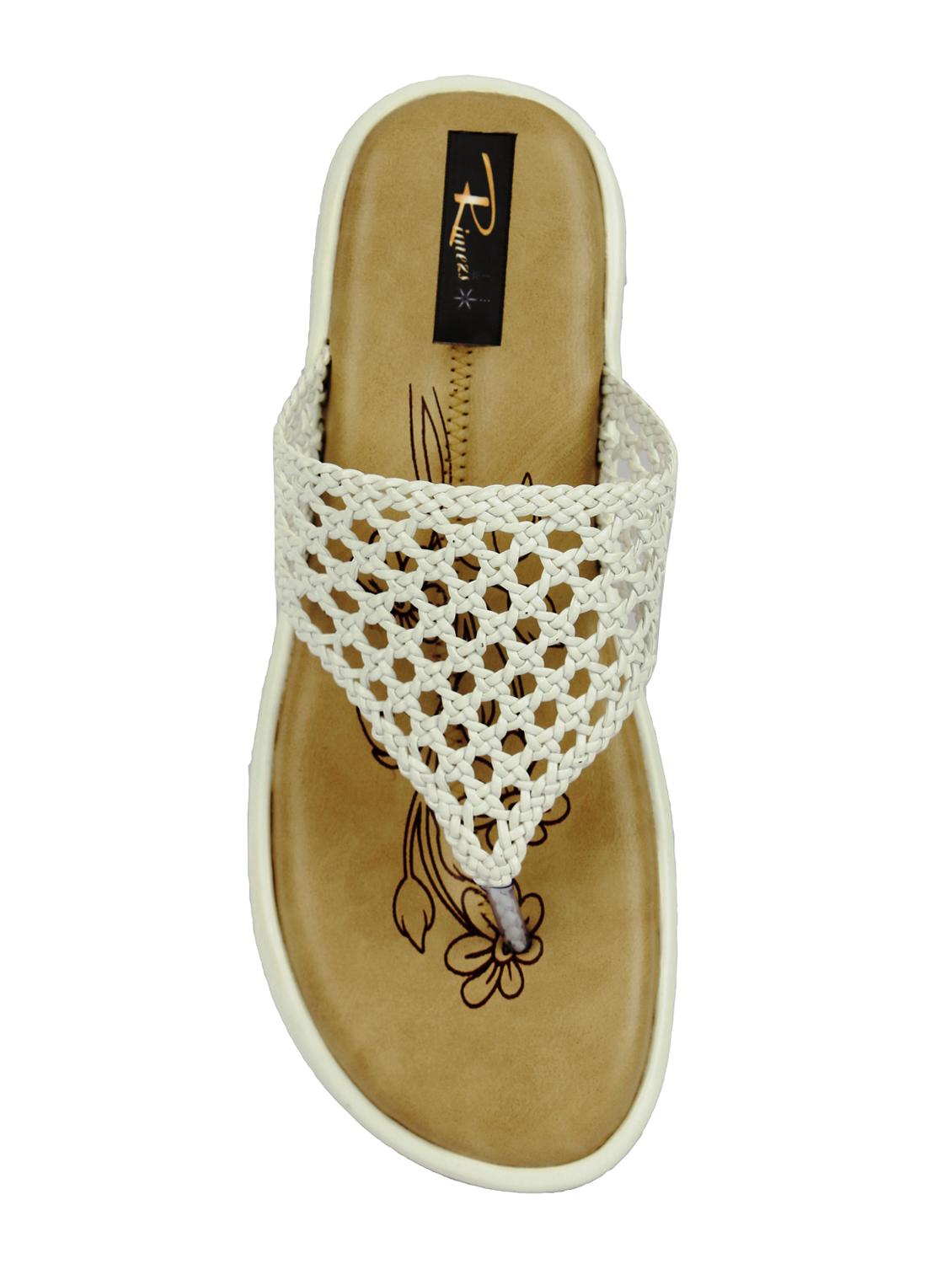 white toe separator sandals - 16649677 - Standard Image - 2