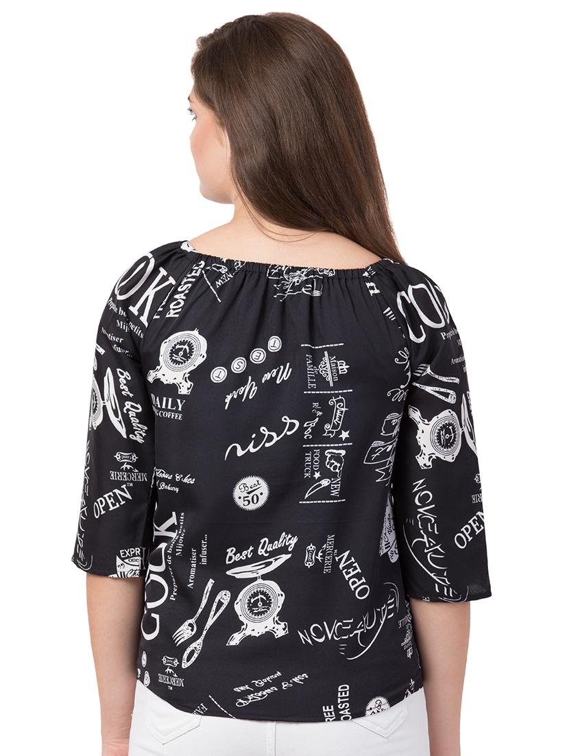off shoulder quirky top - 16650954 - Standard Image - 2