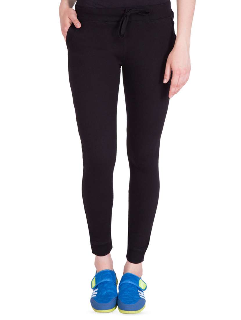 drawstring waist solid tights