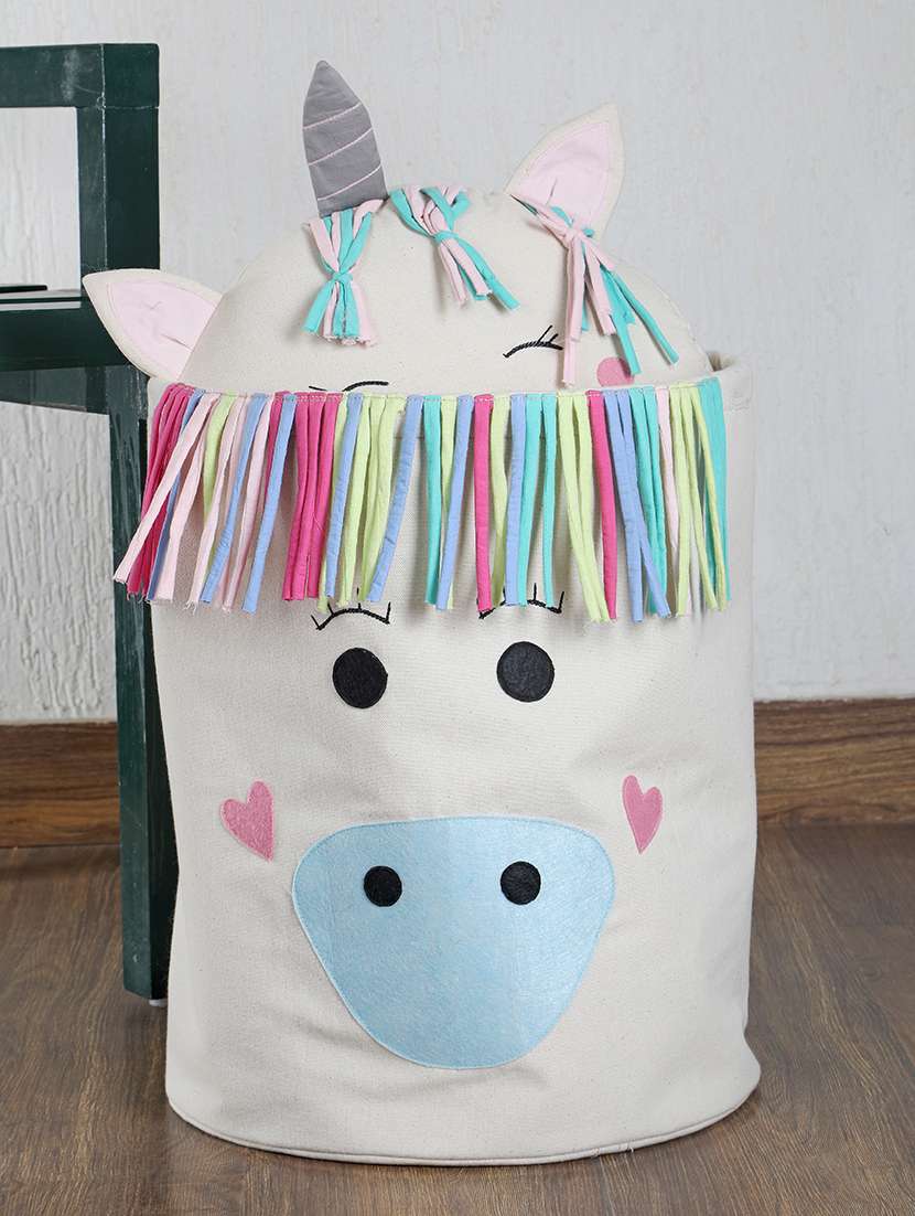 cute pony storage hamper