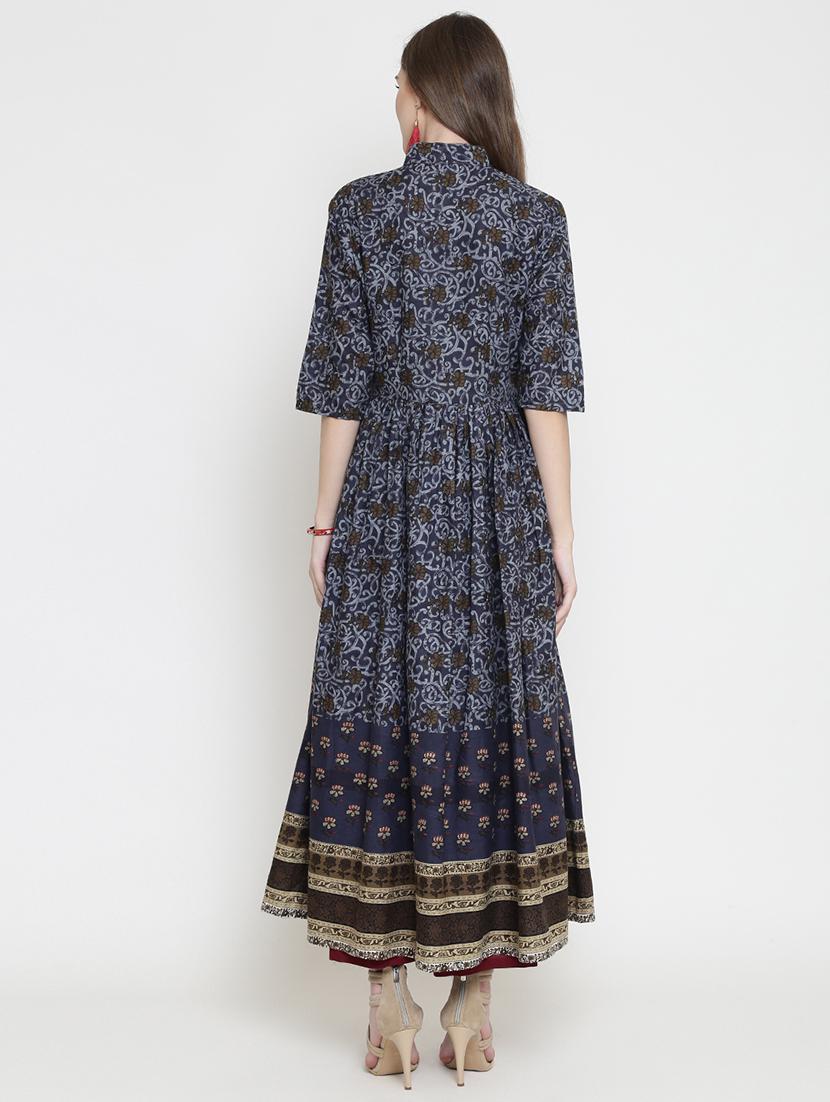 floral print kurta palazzo set - 16659126 - Standard Image - 2