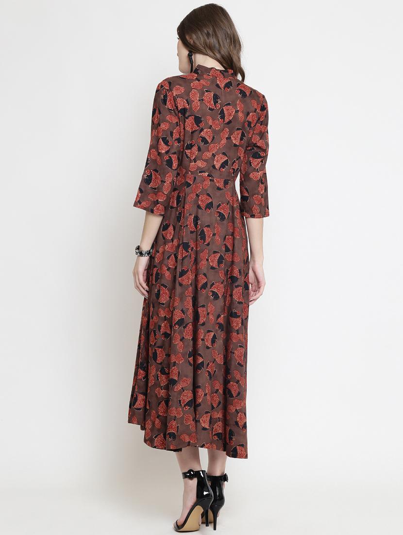 conversational asymmetric ethnic dress - 16659225 - Standard Image - 2