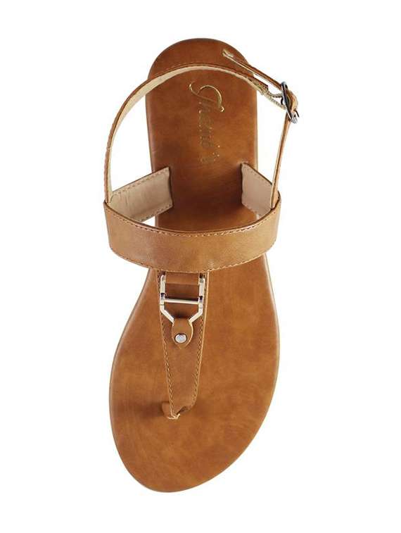 tan back strap sandals - 16659497 - Standard Image - 2