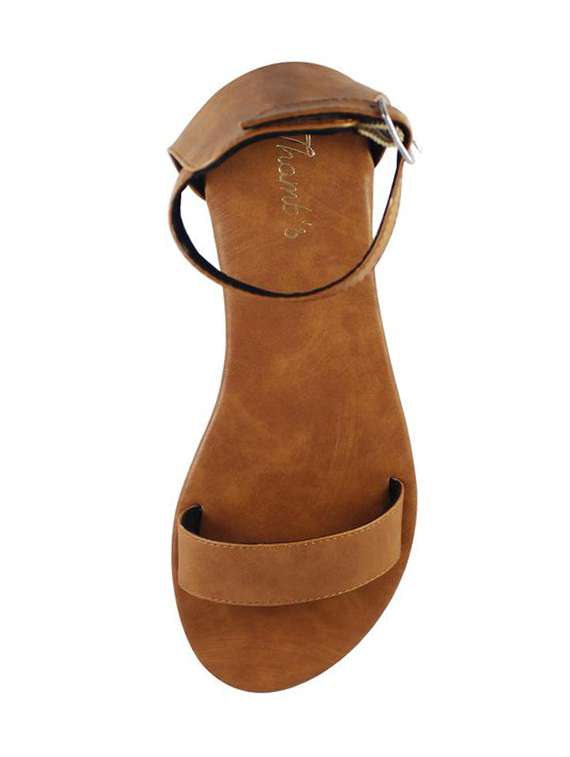 tan closed back sandals - 16659498 -  Standard Image - 2