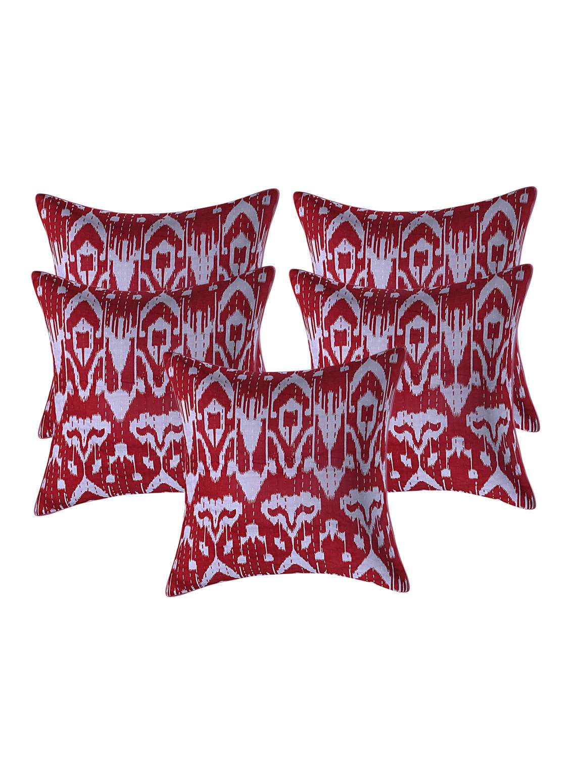  cotton kantha work cushion cover 