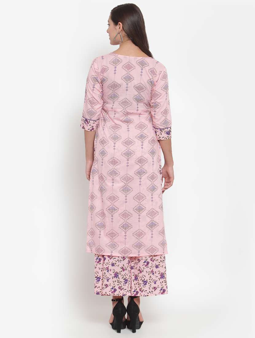 pastel printed straight kurta  - 16663044 -  Standard Image - 2
