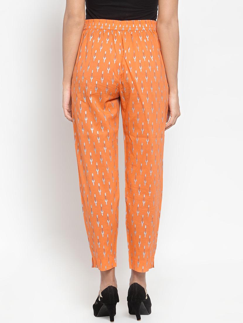 ikat print tapered pant - 16666604 - Standard Image - 2