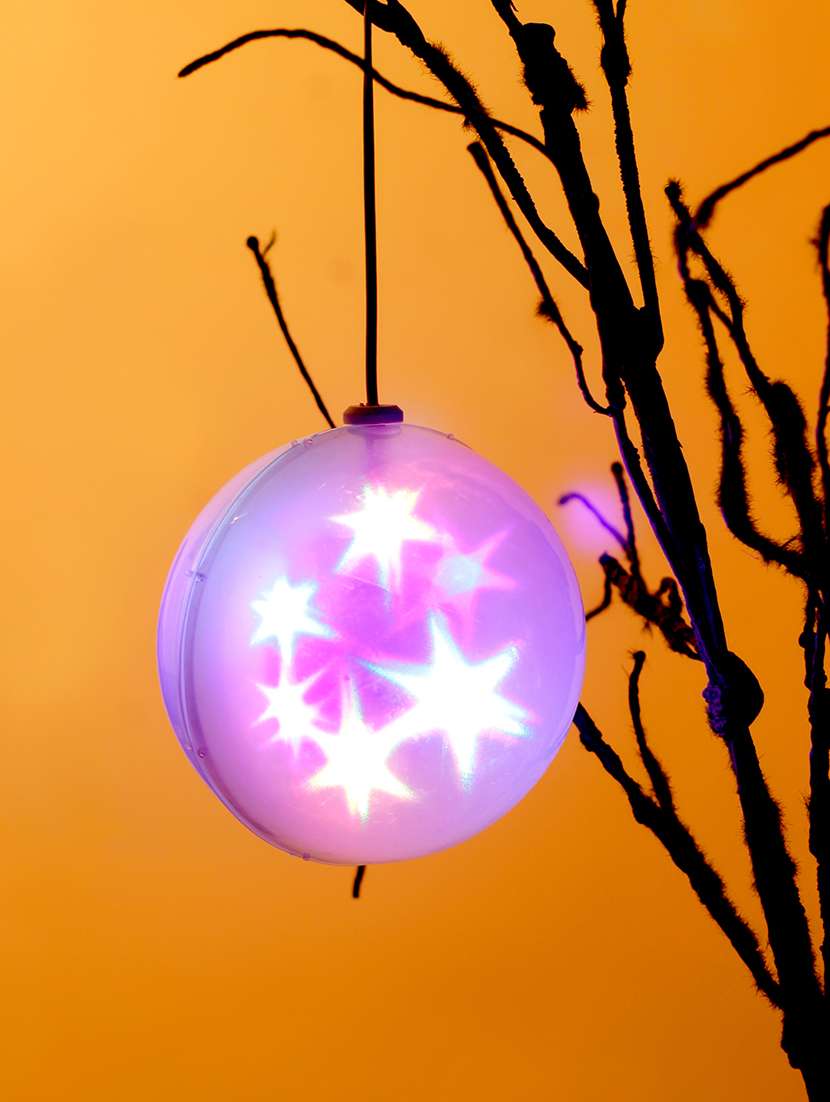 dancing stars in a globe light ball