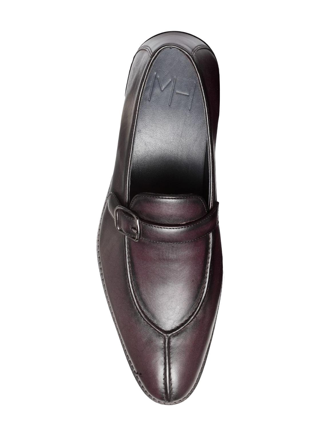 purple leatherette slip ons - 16669020 - Standard Image - 2