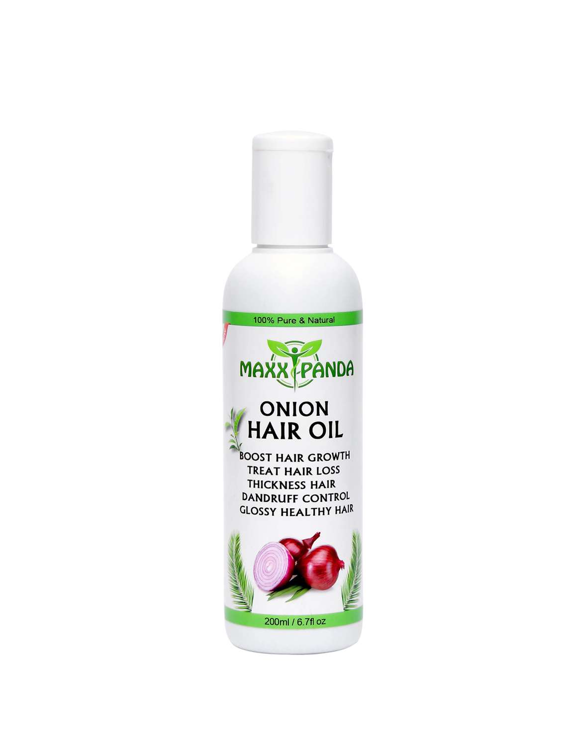 maxx panda onion hair growth oil - control hair fall & dandruff