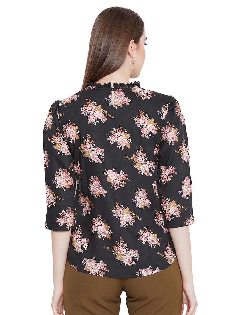 women's straight mock neck top - 16670612 - Standard Image - 2