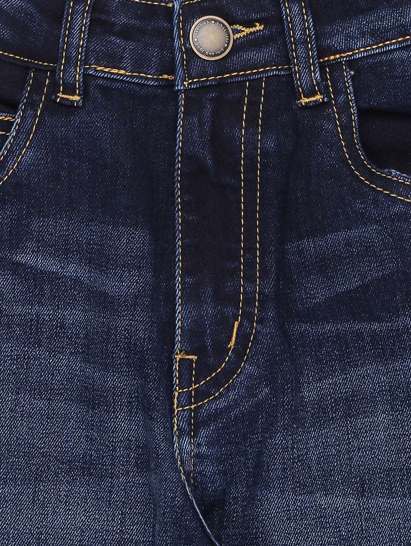 dark blue denim washed jean - 16672325 -  Standard Image - 2