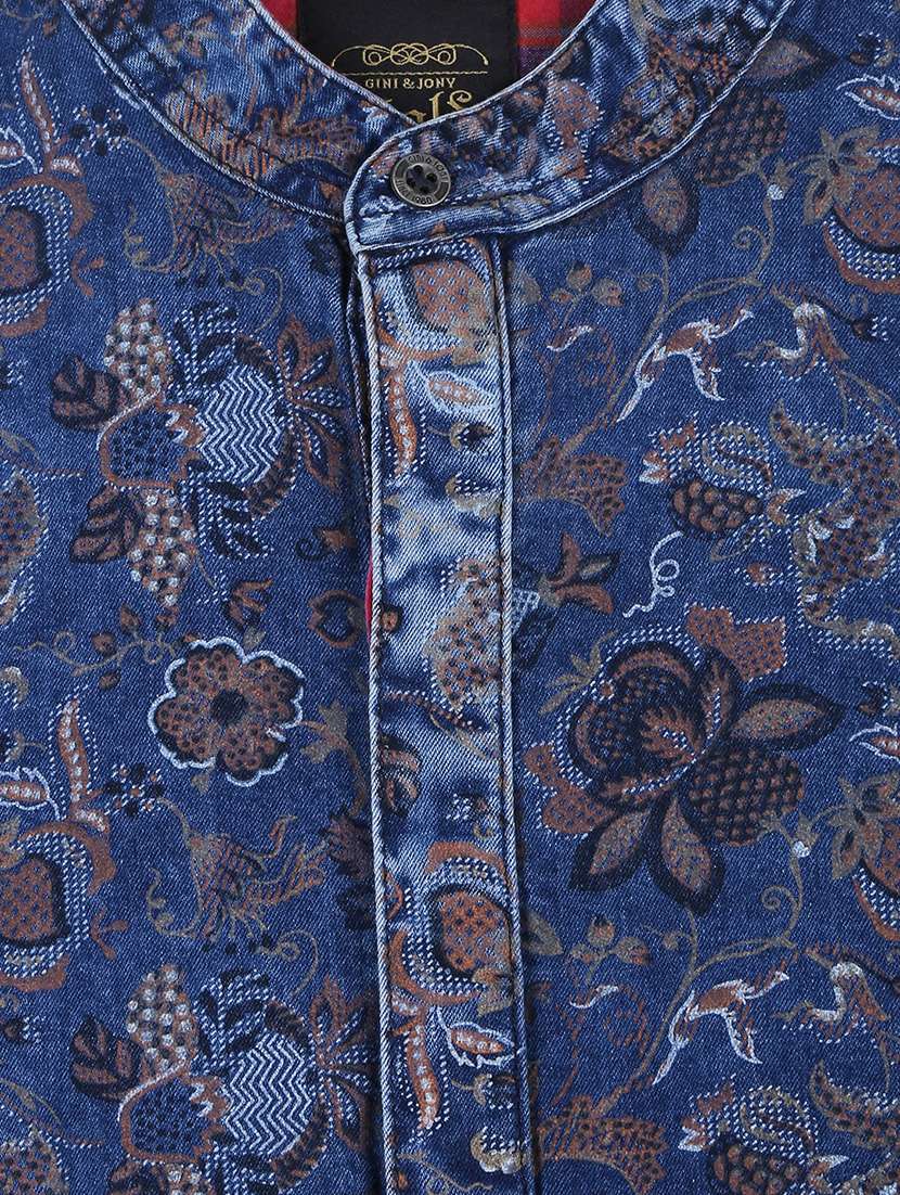 dark blue cotton shirt - 16672440 -  Standard Image - 2