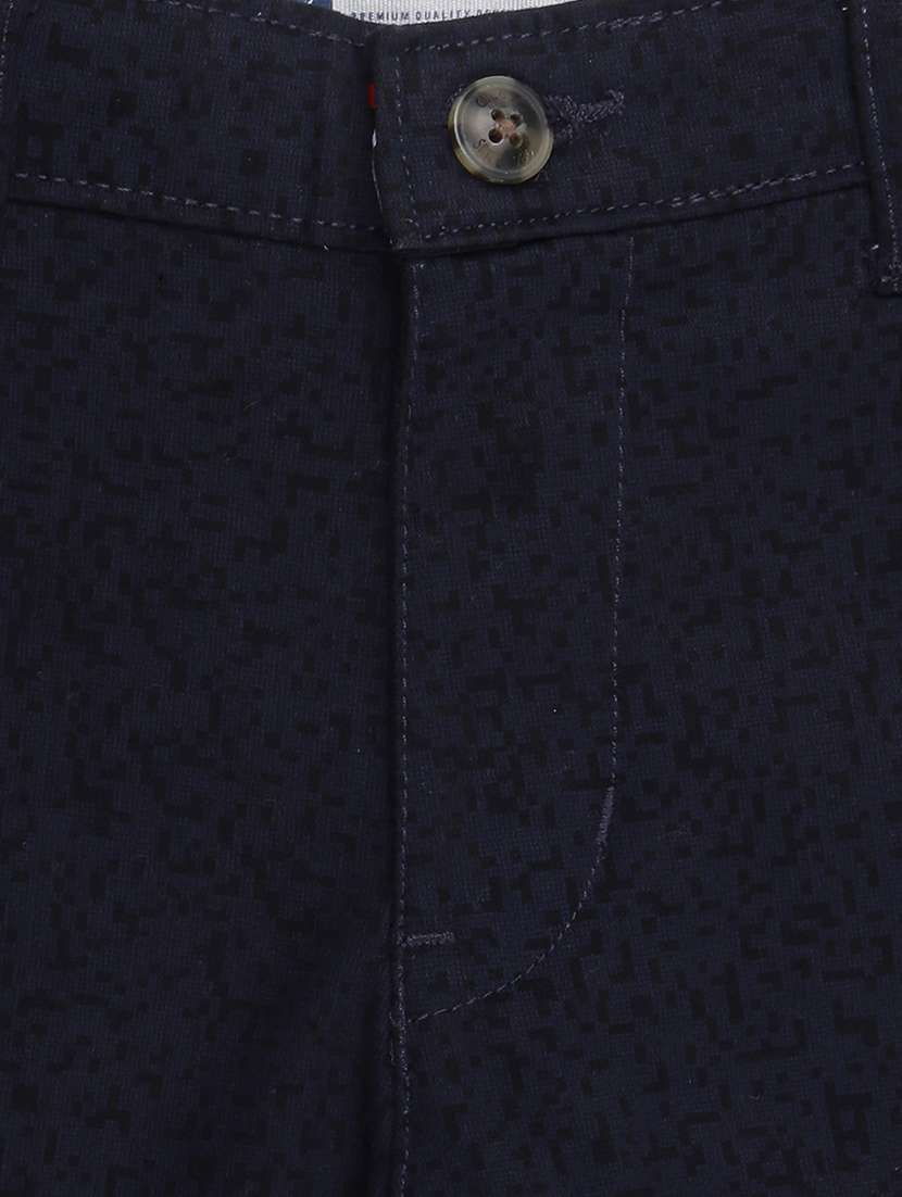 dark blue cotton blend three fourth - 16672477 - Standard Image - 2