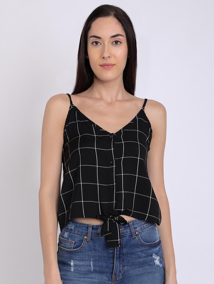 women's straight shoulder strap top - 16675211 - Zoom Image - 0
