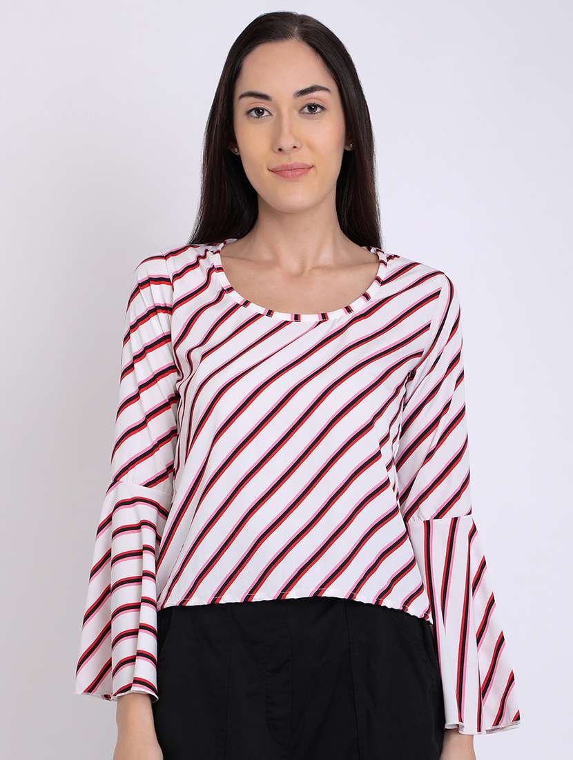 women's a line round neck top - 16675216 - Zoom Image - 0