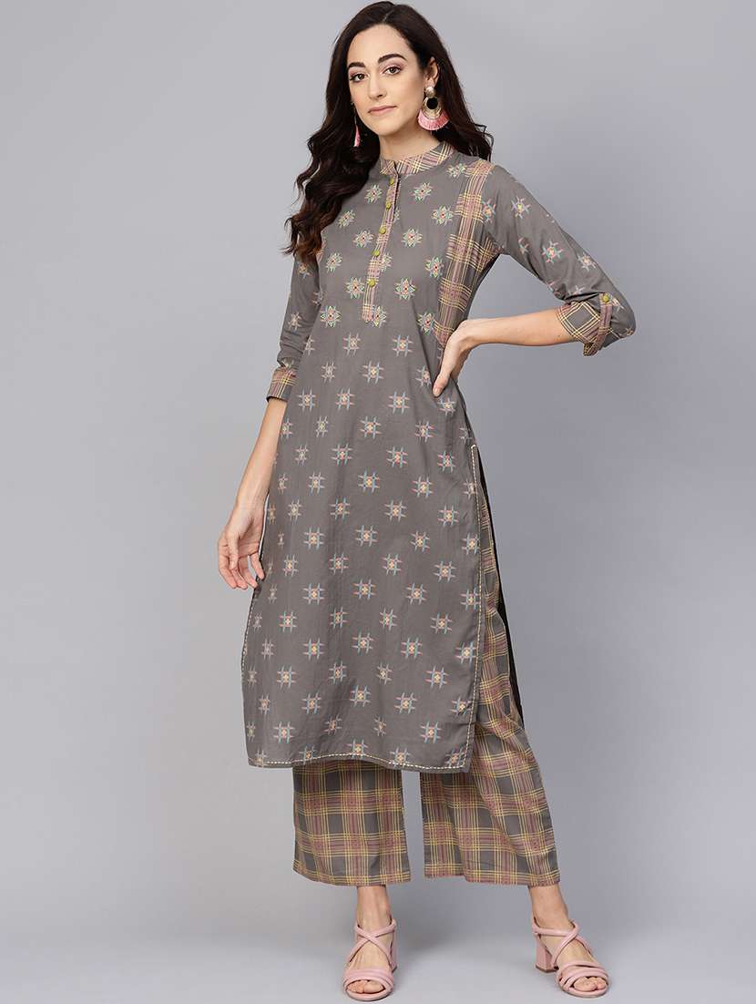 printed straight kurta 