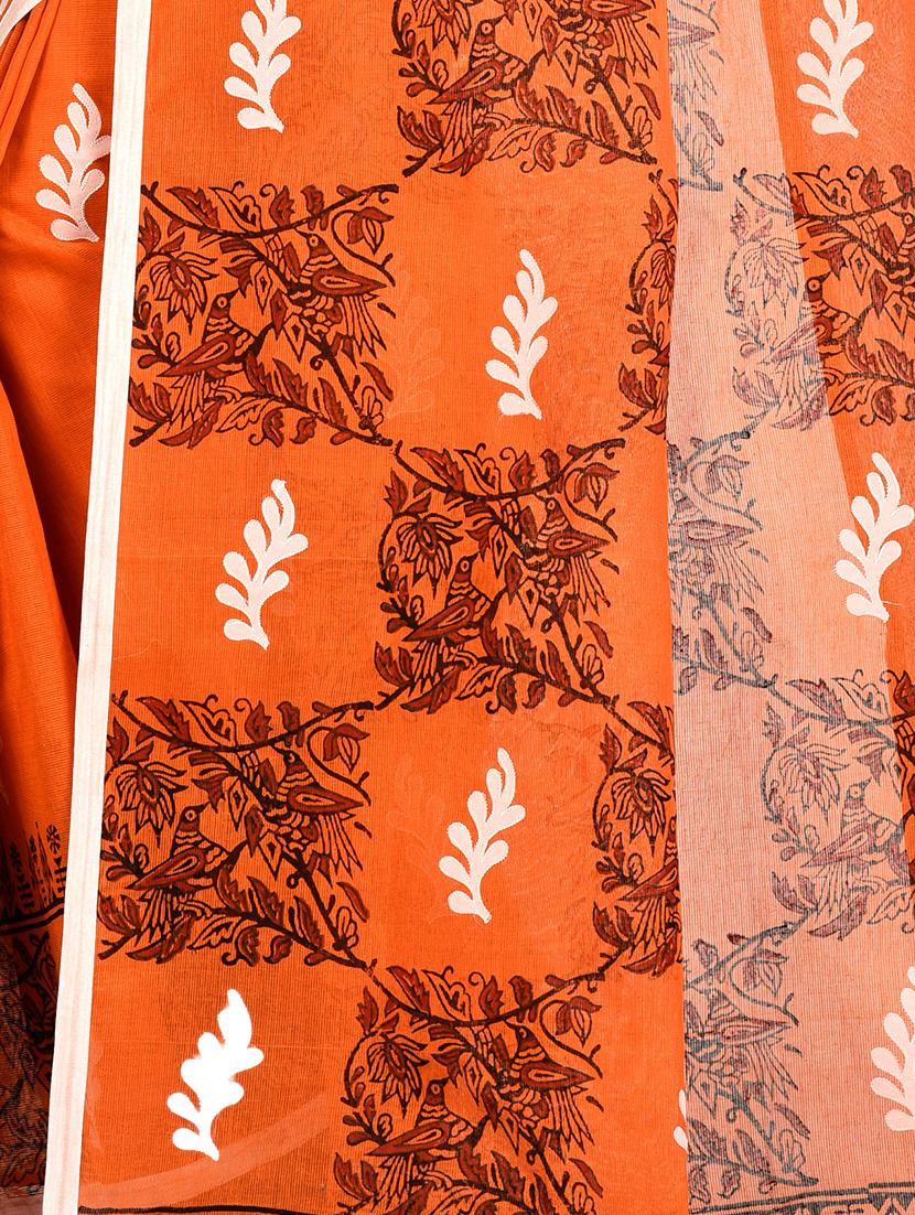 tant handloom saree with blouse - 16678282 - Standard Image - 2