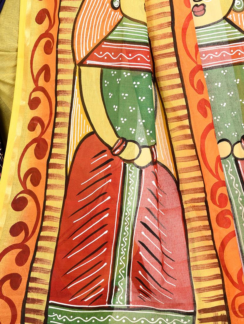 tant handloom saree with blouse - 16678283 - Standard Image - 2