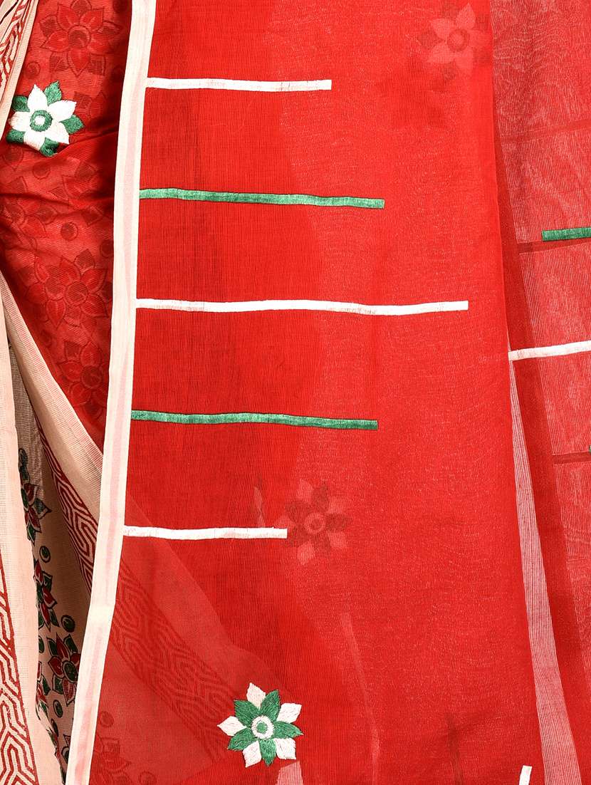 tant handloom saree with blouse - 16678286 -  Standard Image - 2