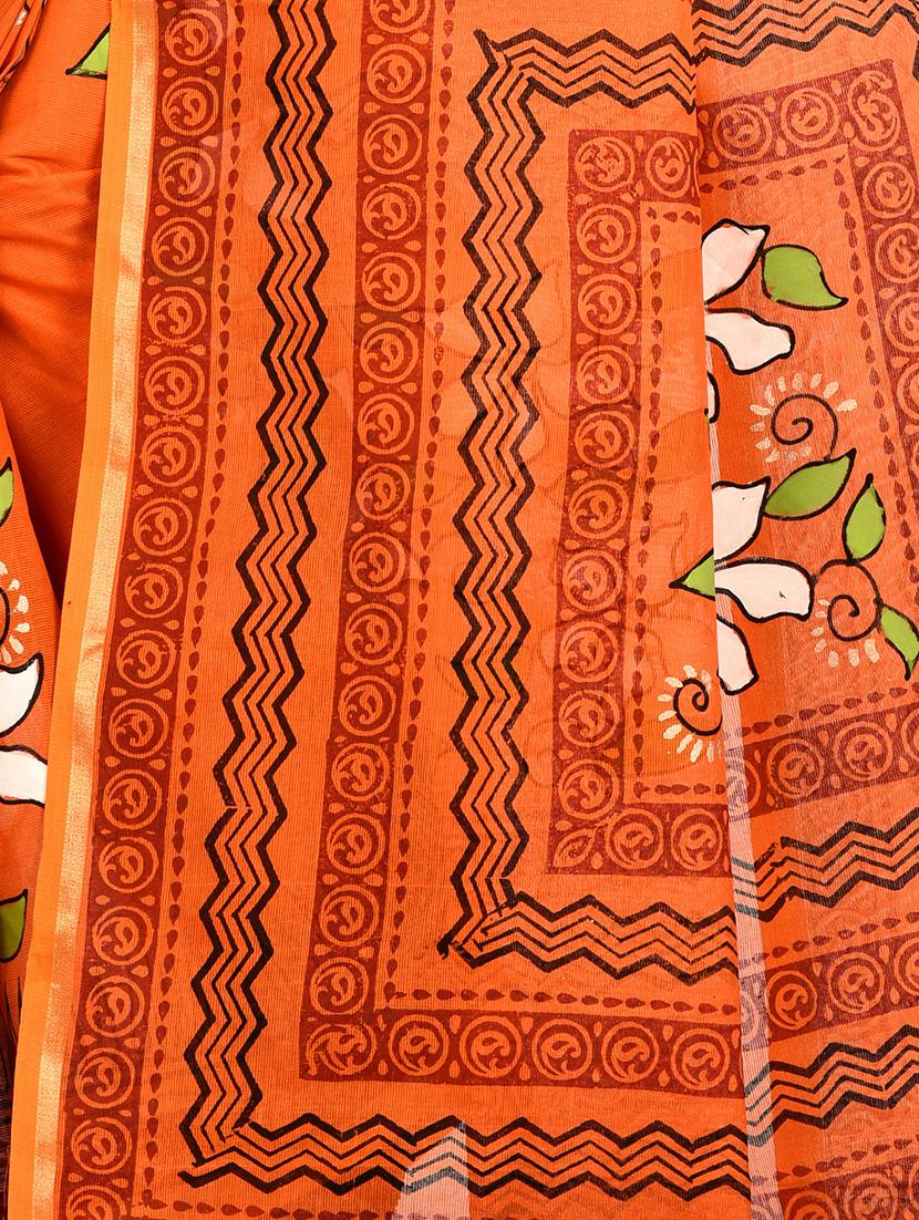 tant handloom saree with blouse - 16678288 - Standard Image - 2