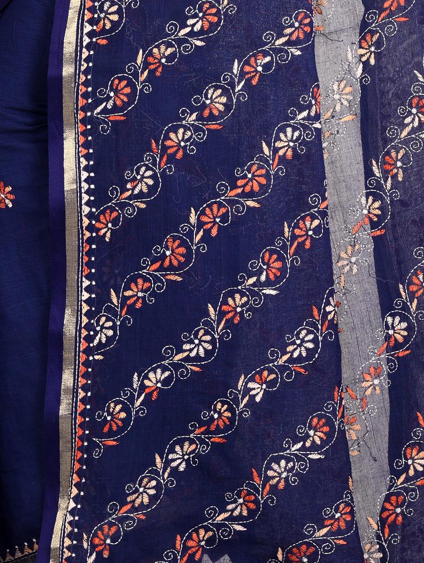 tant handloom saree with blouse - 16678298 - Standard Image - 2