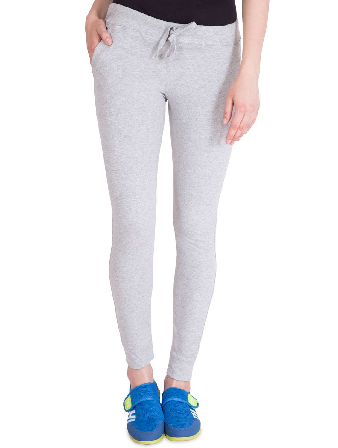 drawstring waist solid trouser