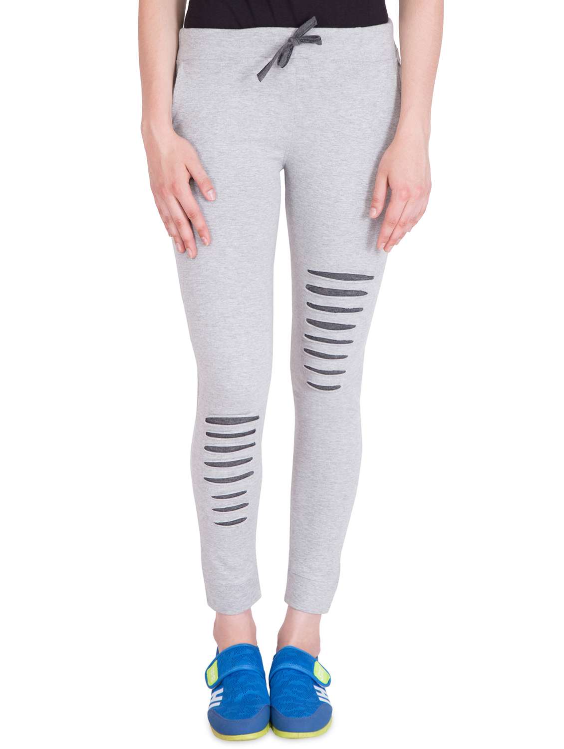 drawstring waist solid trouser