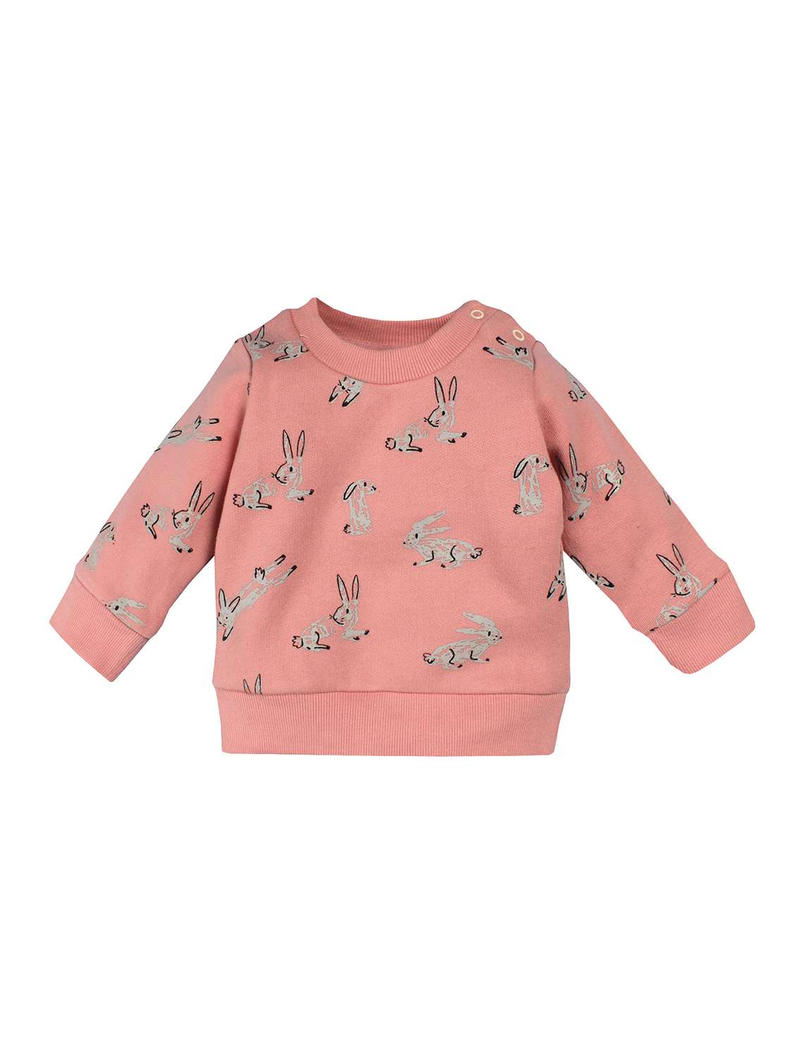 crew neck pink sweatshirt