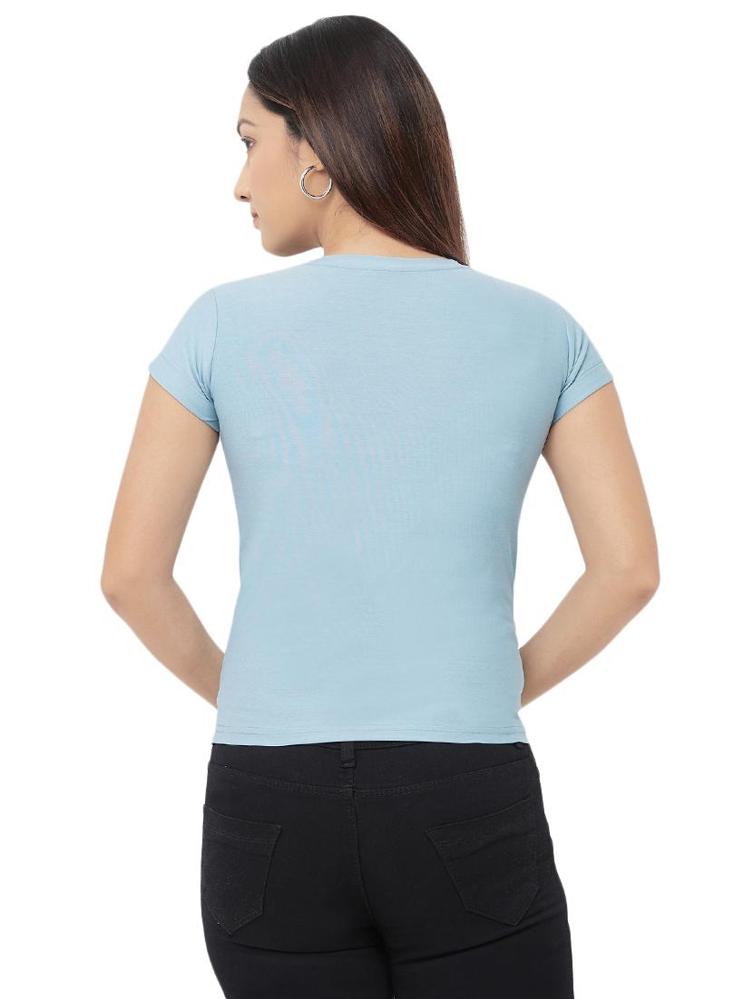 round neck printed tee - 16680207 - Standard Image - 2