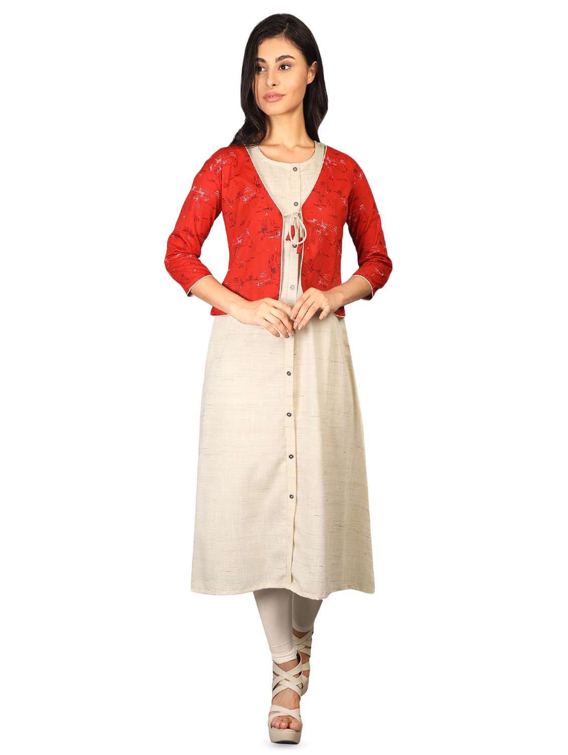 women's kurta with jacket kurta