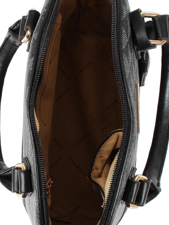 black leatherette regular sling bag - 16684699 - Standard Image - 2