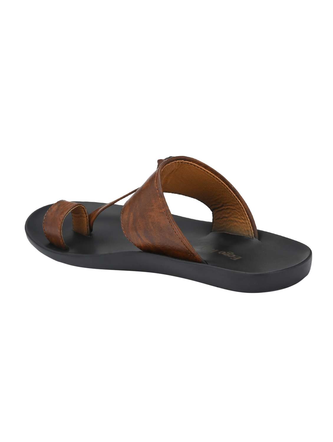 brown leatherette kolhapuri slippers - 16685381 - Standard Image - 2