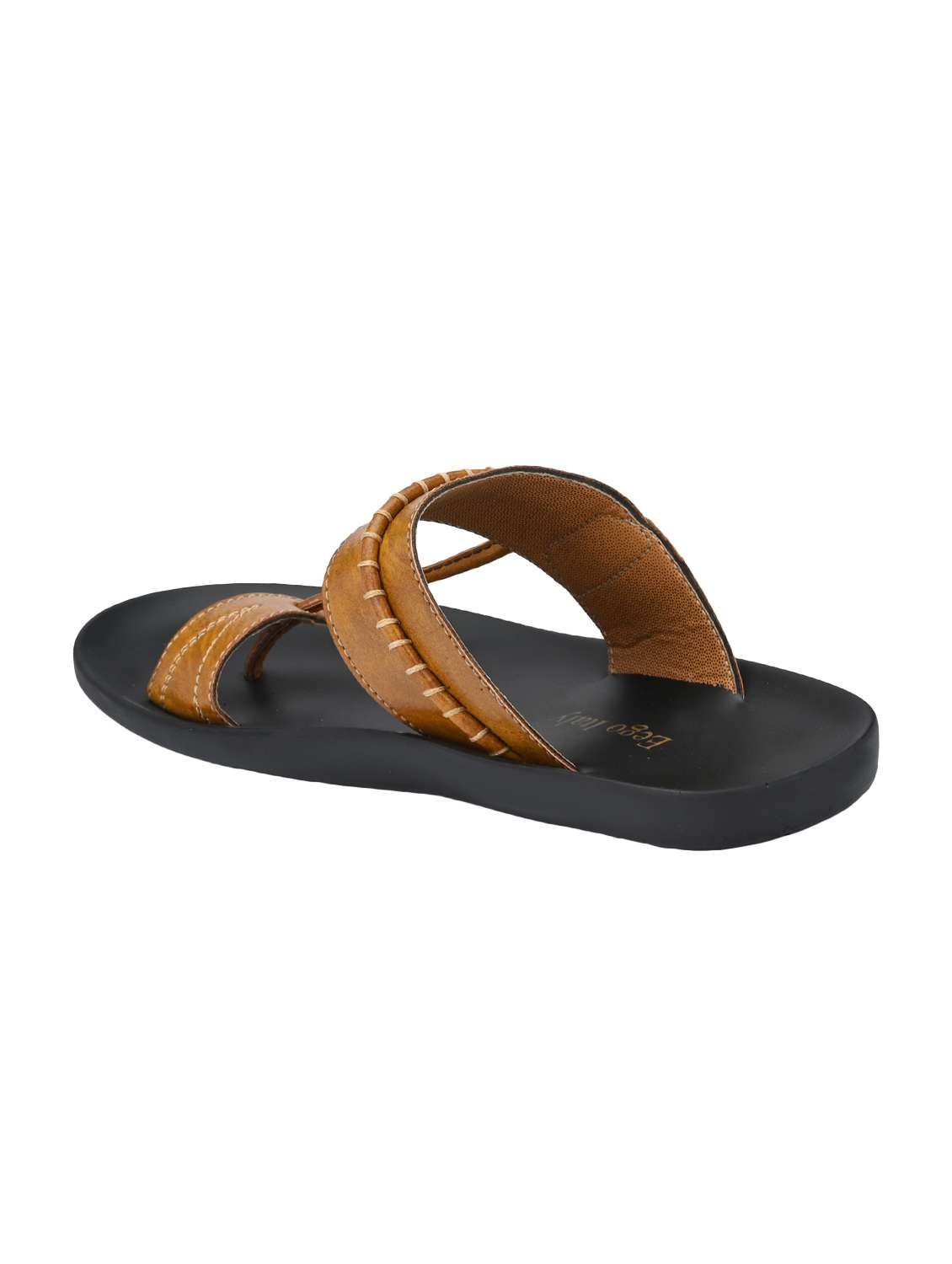 tan leatherette kolhapuri sandal - 16685411 -  Standard Image - 2