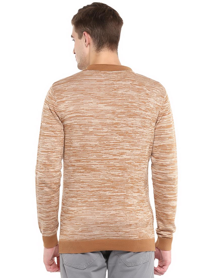 brown self design pullover - 16687332 - Standard Image - 2