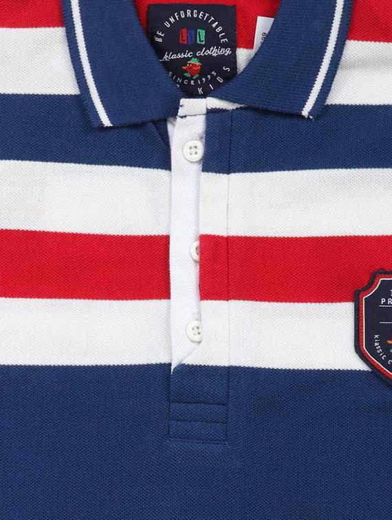 polo neck long sleeved cotton t-shirt - 16688689 - Standard Image - 2