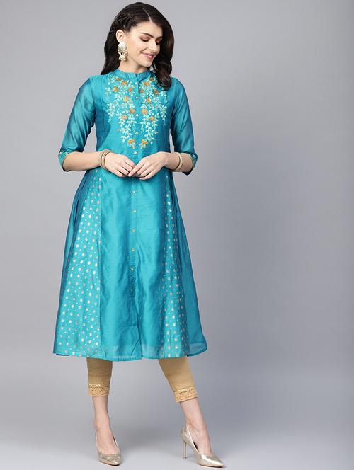 women's front slit kurta - 16693066 -  Standard Image - 0
