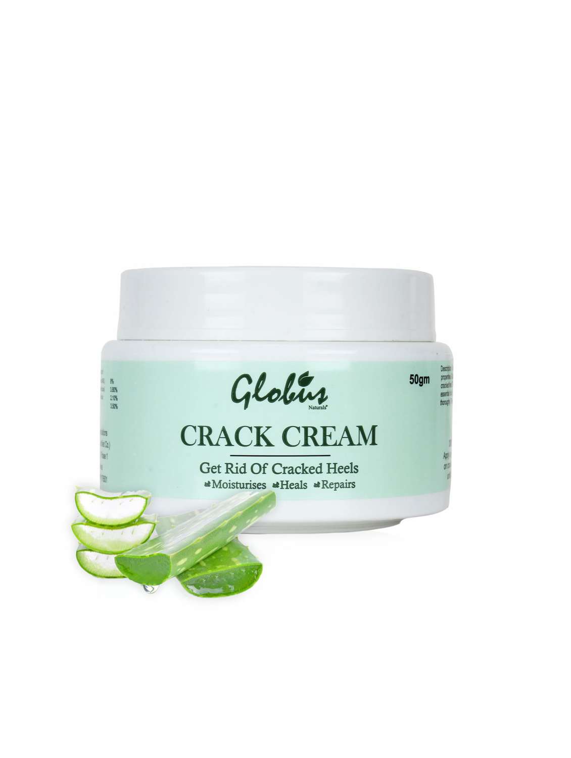 Globus Natural Foot Crack Cream For Dry Cracked Heels & Feet - 16693832 -  Standard Image - 2