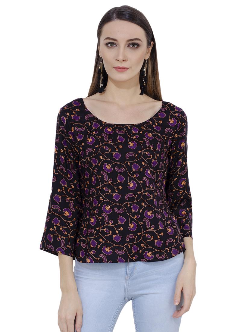 women's straight round neck top - 16695789 - Zoom Image - 0