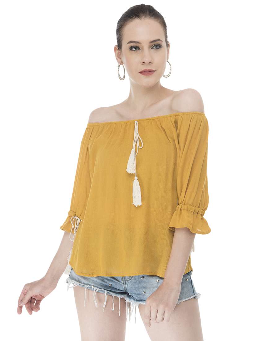 women's straight off shoulder top