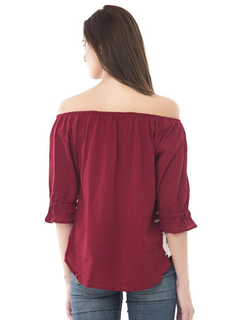 Women's Straight Off Shoulder Top