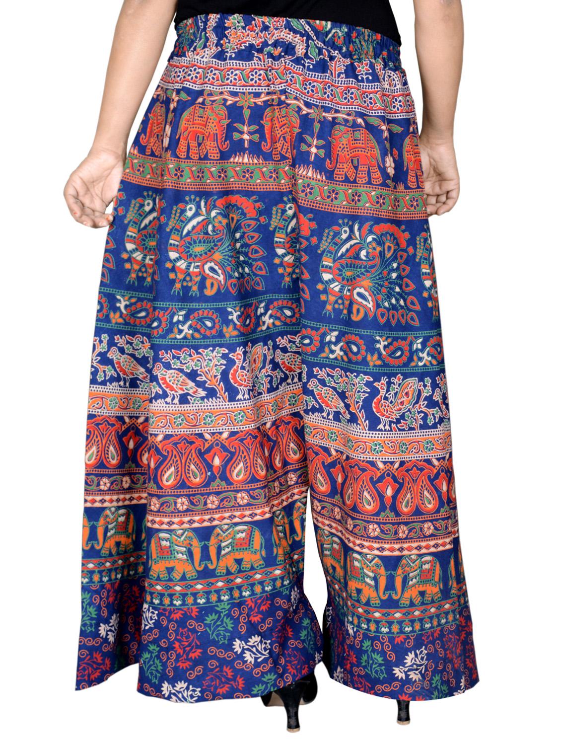 conversational flared palazzo - 16696915 - Standard Image - 2