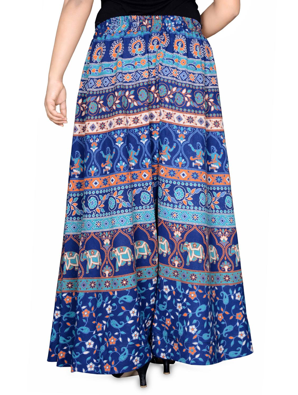 printed flared palazzo - 16697282 - Standard Image - 2