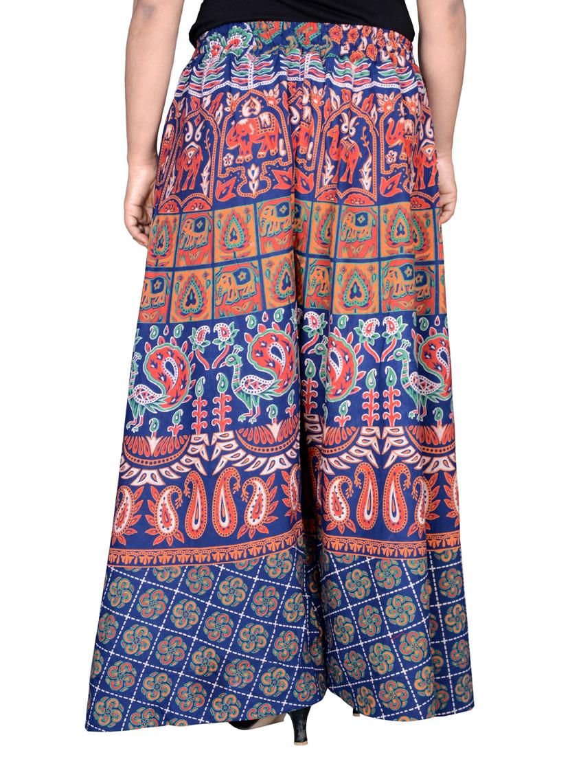 printed flared palazzo - 16697291 - Standard Image - 2