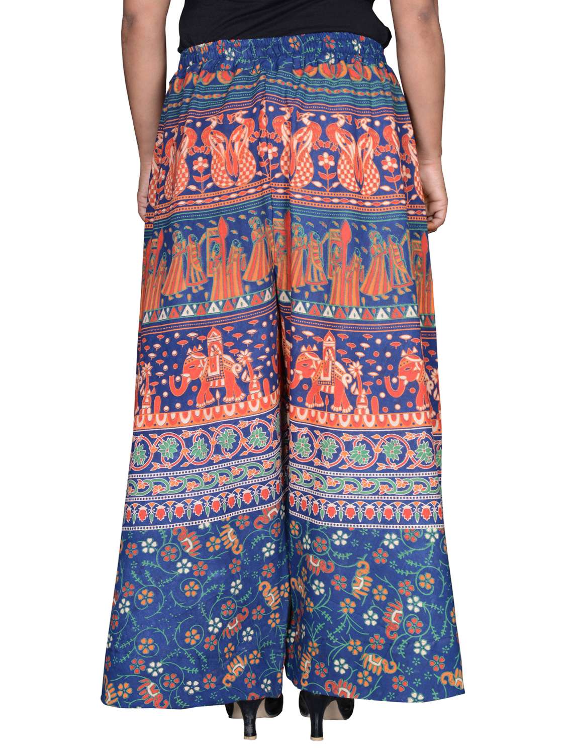 printed flared palazzo - 16697307 -  Standard Image - 2